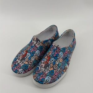 Sketchers‎ BOBS Clogs Women Dog Print Sz 7